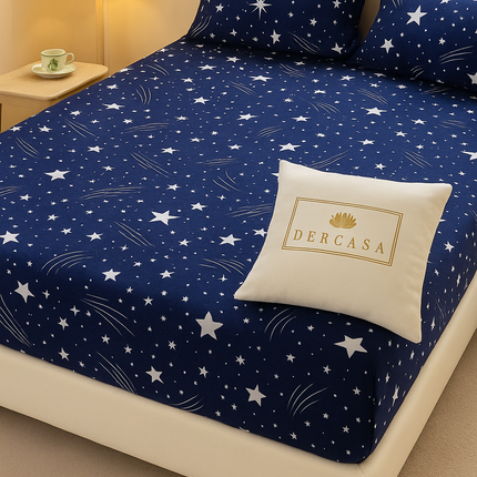 Husa de pat cu elastic COCOLINO+ 2 fete de perna Cod: SSC5