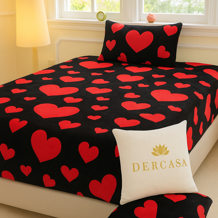 Husa de pat cu elastic COCOLINO+ 2 fete de perna Cod: SSC4