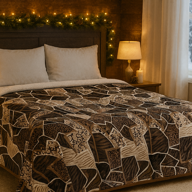 Pătură pufoasă din fleece premium – 200 x 230 cm, Cod: DEG18