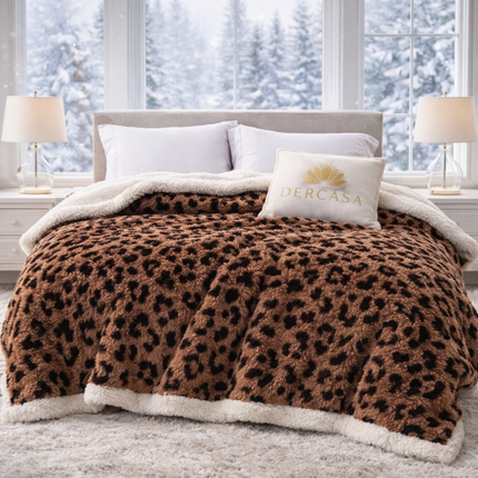 Pătură Cocolino cu Blăniță Sherpa, moale, dublă 200x230 cm cod: EXY80