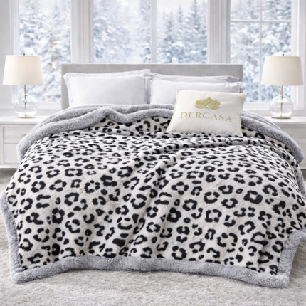 Pătură Cocolino cu Blăniță Sherpa, moale, dublă 200x230 cm cod: EXY87