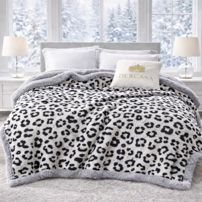 Pătură Cocolino cu Blăniță Sherpa, moale, dublă 200x230 cm cod: EXY87