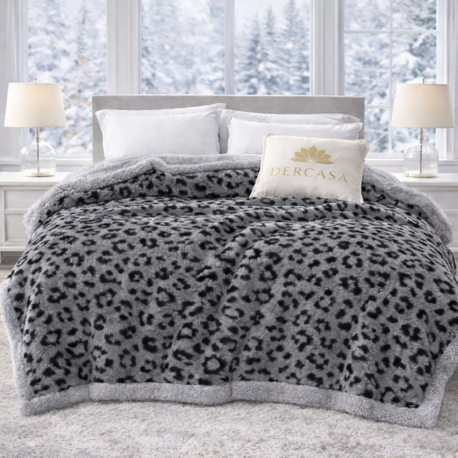 Pătură Cocolino cu Blăniță Sherpa, moale, dublă 200x230 cm cod: EXY88