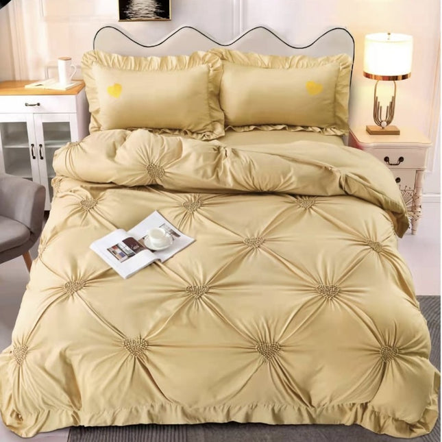 Lenjerie LUXURY din Bumbac cu Pliuri Cod: PVE2