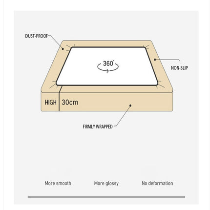 Husă / Topper saltea cu elastic 180x200 cm Cod: TPP30