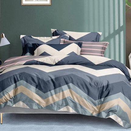 Lenjerie de pat Bumbac satinat SUPERIOR cu două fețe Cod: SK128