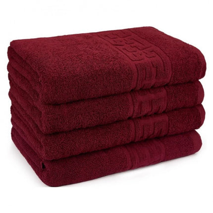 Set de 4 prosoape din bumbac 100% cu putere mare de absortie Grena– 50 x 90 cm Elegance