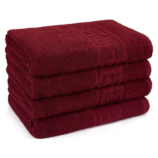 Set de 4 prosoape din bumbac 100% cu putere mare de absortie Grena– 50 x 90 cm Elegance