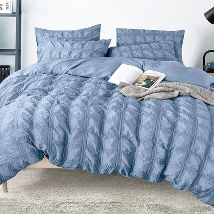 Lenjerie de lux din bumbac creponat cu 6 piese Cod: CRN6