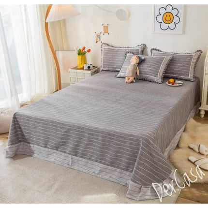 Lenjerie DELUXE din Bumbac Soft Touch cu volănașe Cod: FB6