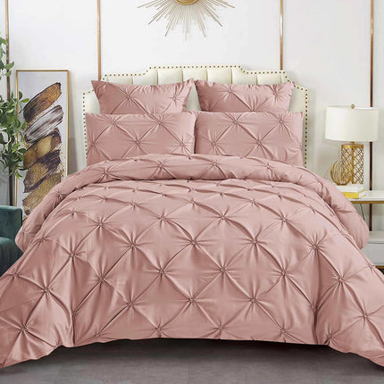 Lenjerie Luxury din Bumbac Soft Toch cu pliuri brodate 6 piese Cod: PBS14